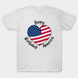 happy birthday America T-Shirt